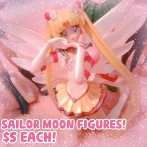Vintage Sailor Moon Gachapon Figures